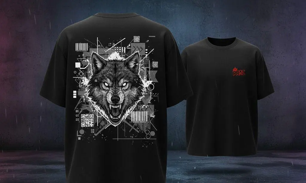 Camiseta Modelo Lobo