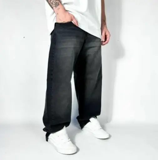 Vaqueros Baggy Negros
